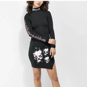 NWT Broken Promises Mania Slit Dress